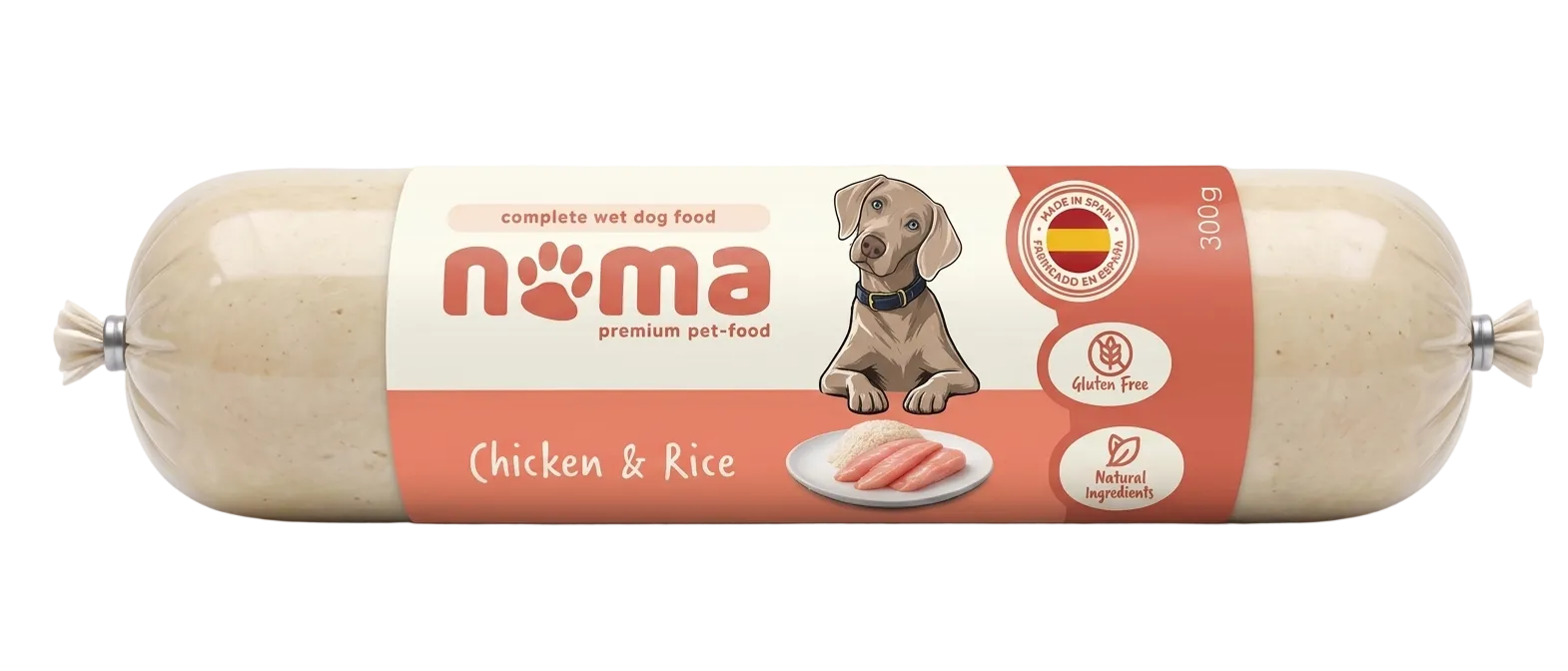 Natural Dog Food – Chicken & Rice 300g (14 pcs)